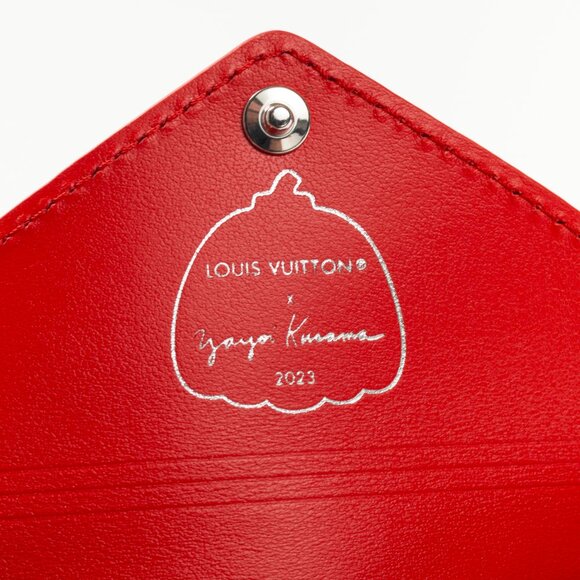 Louis Vuitton x Yayoi Kusama Kirigami Red Epi Dotted Pochette - Picture 8 of 10